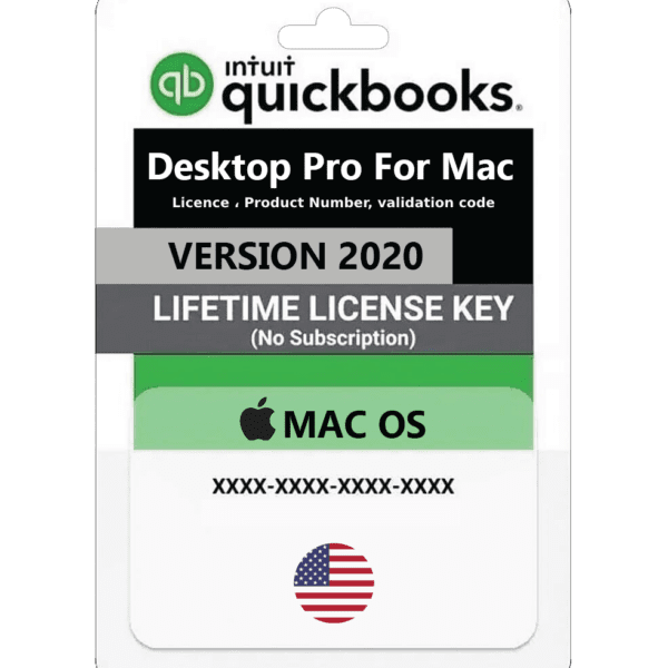 Quickbooks Mac Desktop 2020 | Usa Version |