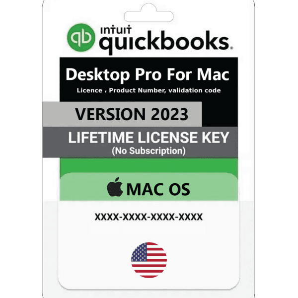 Quickbooks Mac Desktop 2023 | Usa Version |